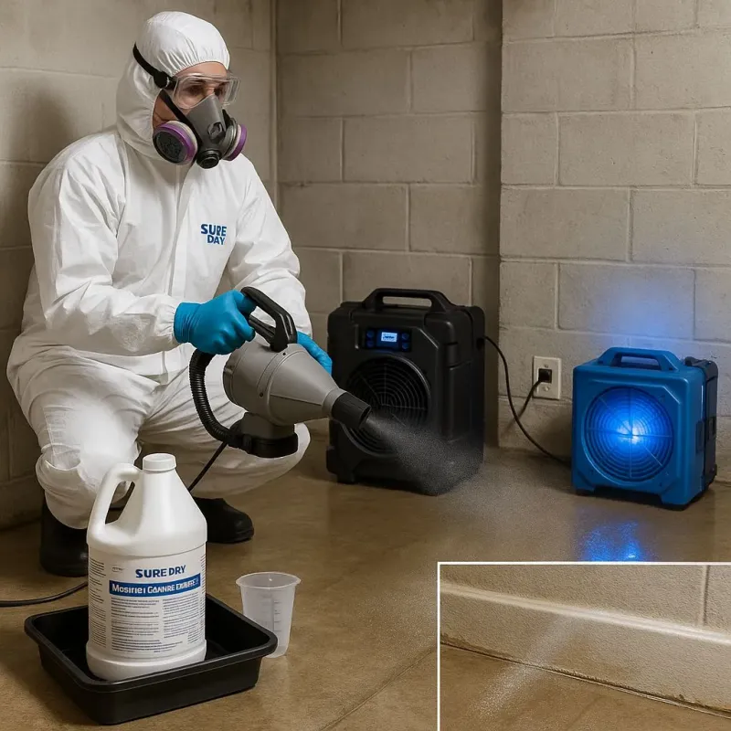 Sanitization and Odor Removal process in Laurium, MI