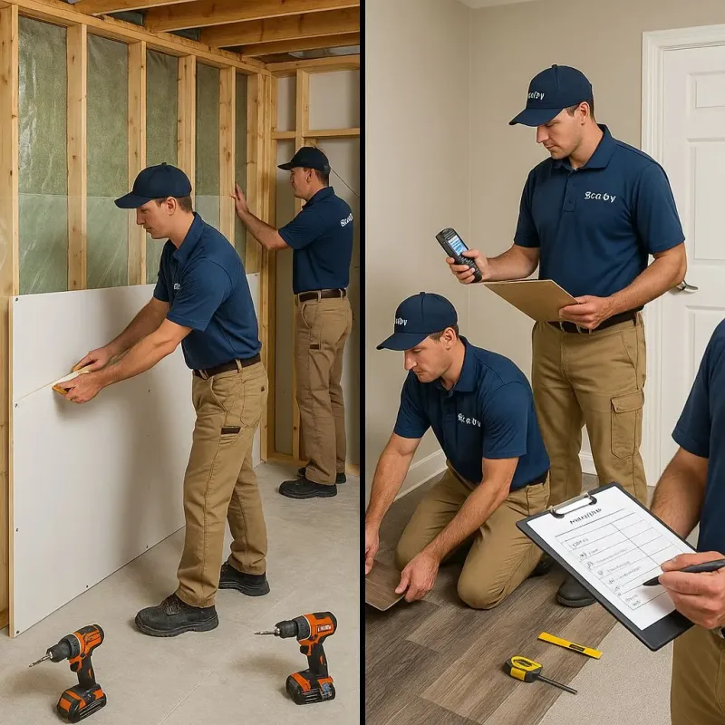 Repairs and Reconstruction process in Laurium, MI